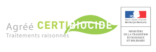 Logo certification certibiocide